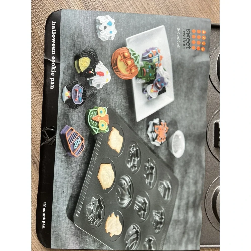 Good Cook Sweet Creations - Halloween Cookie Baking Pan & 6 Ct Cookie Pop Mold